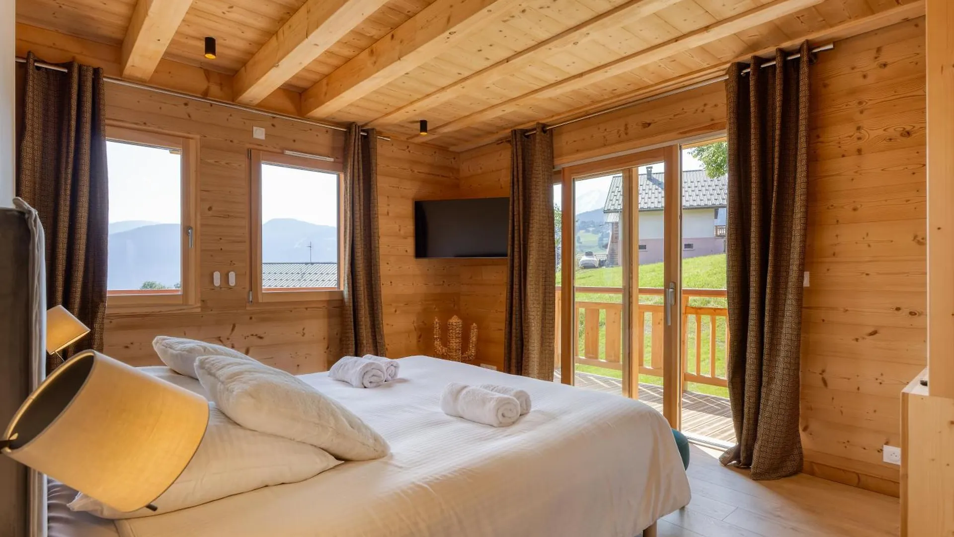 Chalet D'Exception Centre Combloux - Vue Panoramique Eglise, Mont Blanc