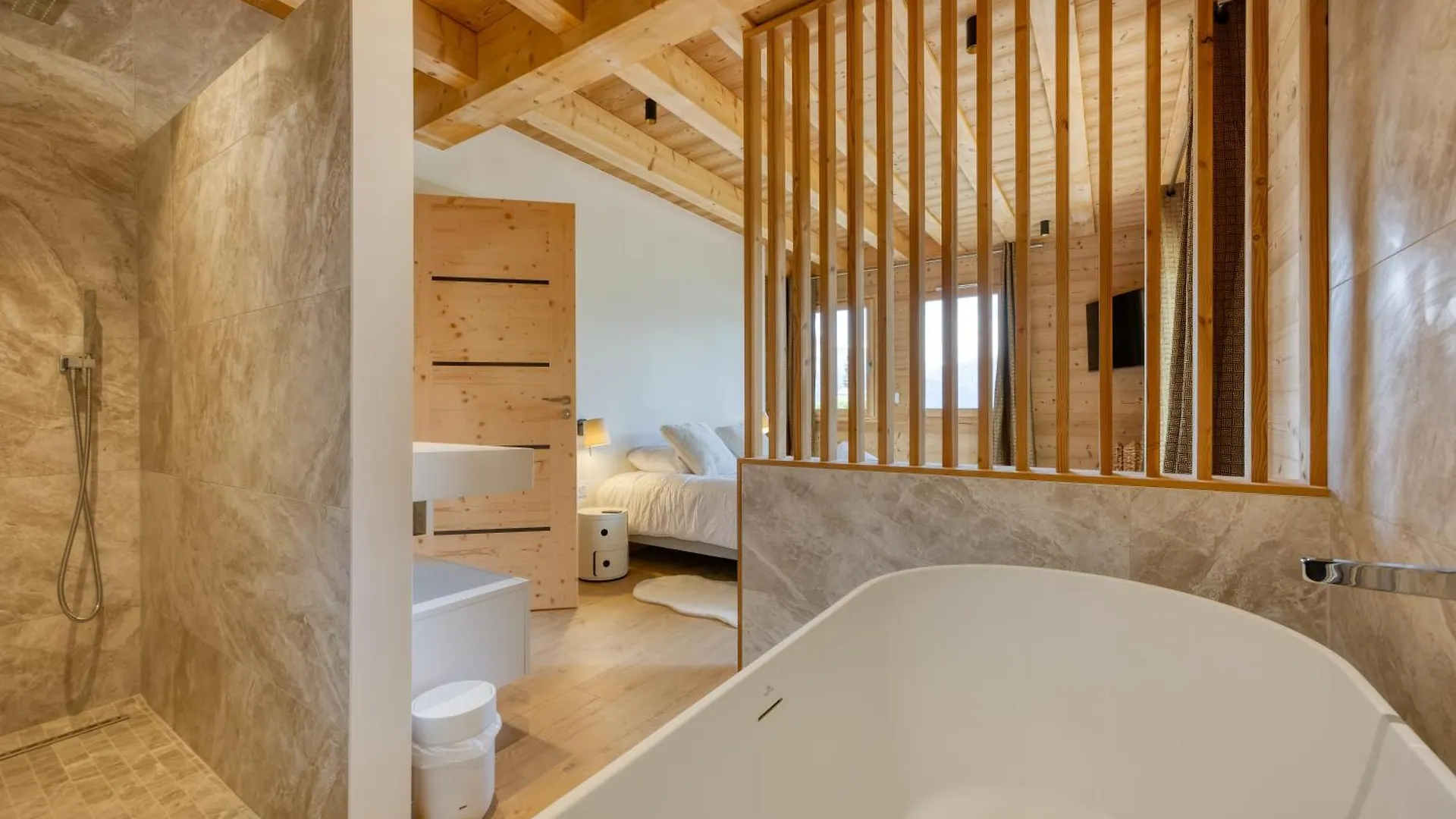 Chalet D'Exception Centre Combloux - Vue Panoramique Eglise, Mont Blanc